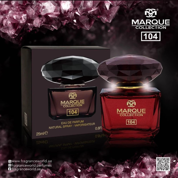ادکلن ورساچه کریستال نویر (ورساچه مشکی) | Versace Crystal Noir مارکوئی کالکشن کد 104
