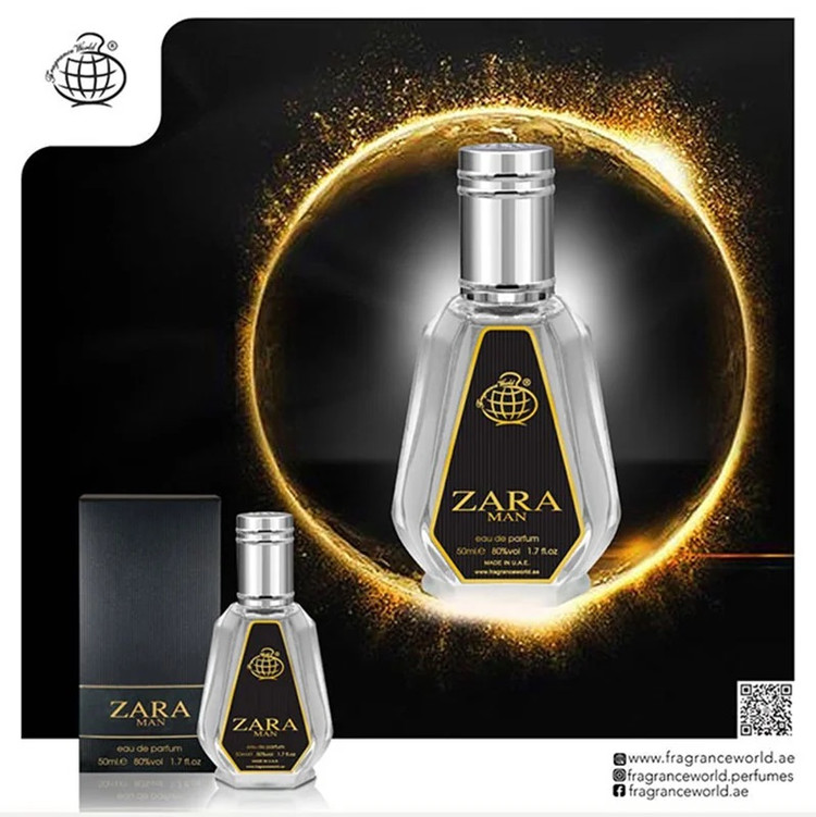 عطر ادکلن زارا من گلد | ZARA - Man Gold Fragrance world میل 50