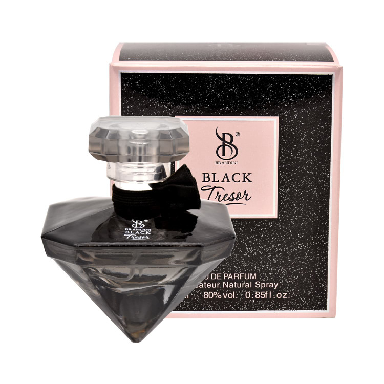 عطر ادکلن ترزر بلک لا نویت مشکی | Tresor black La Nuit برندینی تستر حجم حدود 17 میل بدون جعبه