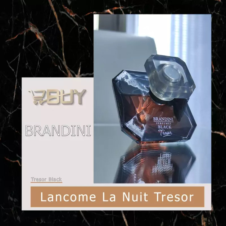 عطر ادکلن ترزر بلک لا نویت مشکی | Tresor black La Nuit برندینی تستر حجم حدود 17 میل بدون جعبه