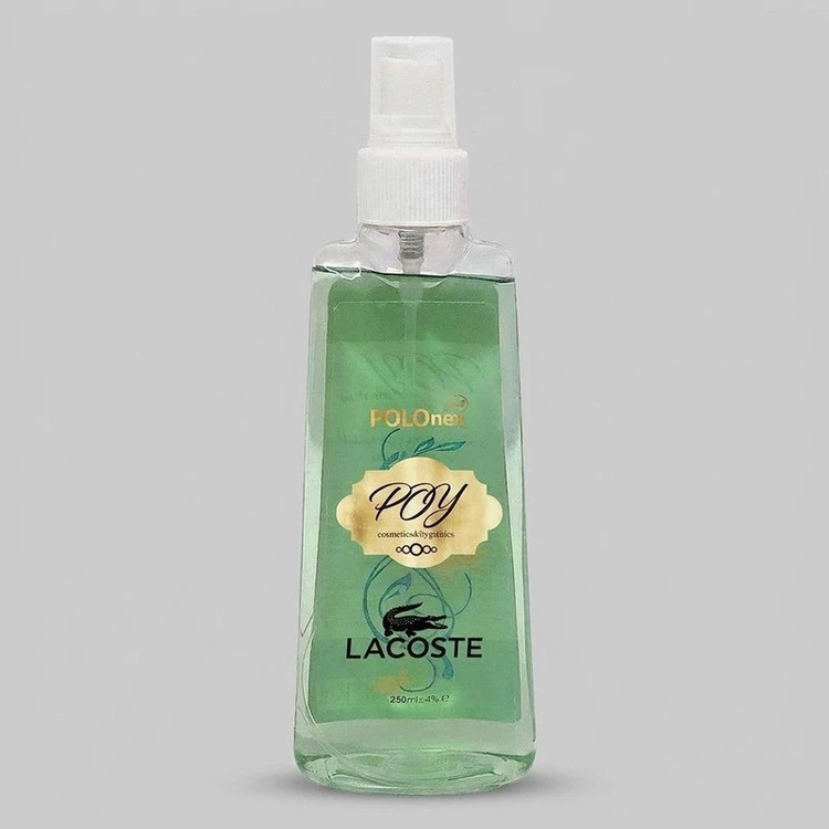 بادی اسپلش مردانه پی او وای مدل لاگوست | LACOSTE حجم 250 میلیلیتر