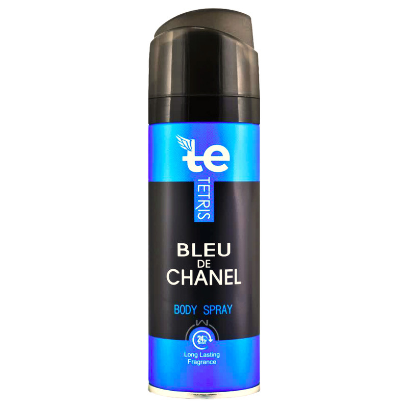 اسپری بدن تتریس مدل بلو چنل | Tetris Blue Chanel