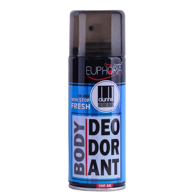 اسپری بدن ایفوریا مدل دانهیل دیزایر بلو | Euphoria Dunhill Desire Blue