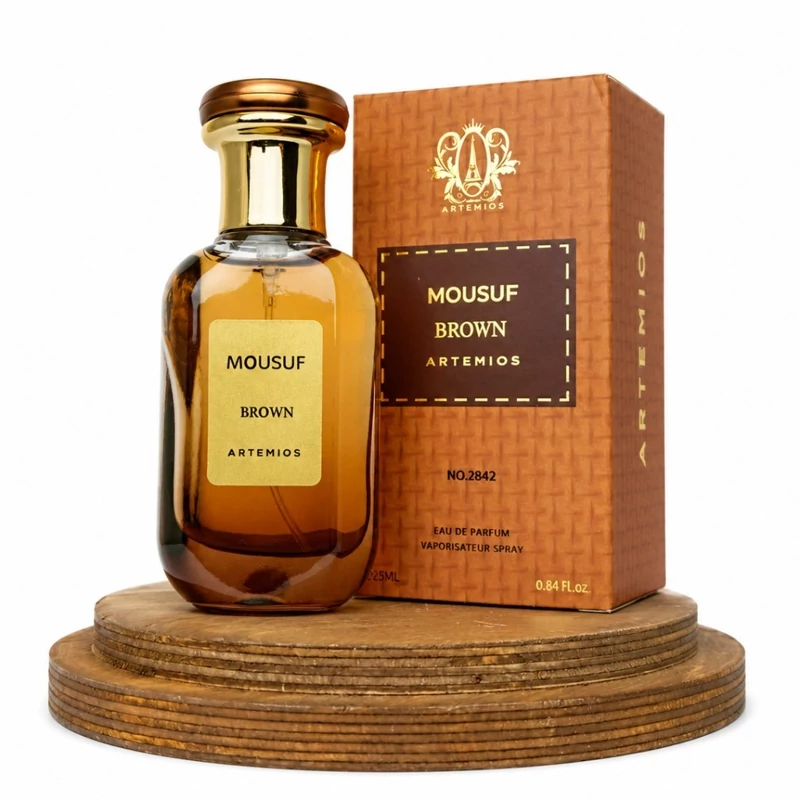 عطر ادکلن موصوف قهوه ای | Mousuf فرانسوی